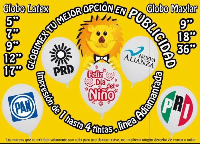 GLOBOS PUBLICITARIOS